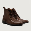 Knight Derby Marrone Stivali in pelle da Uomo