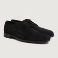 Attorney Derby Nero Suede Scarpe in pelle da Uomo