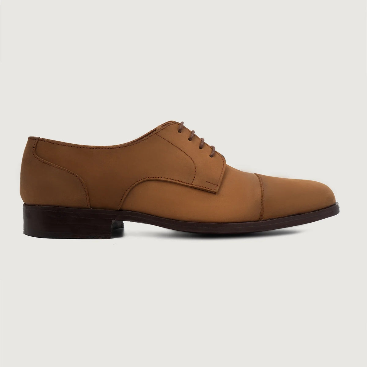 Brown Full-Grain leather Shoes - Costruzione Goodyear a guardolo & dettaglio puntale
