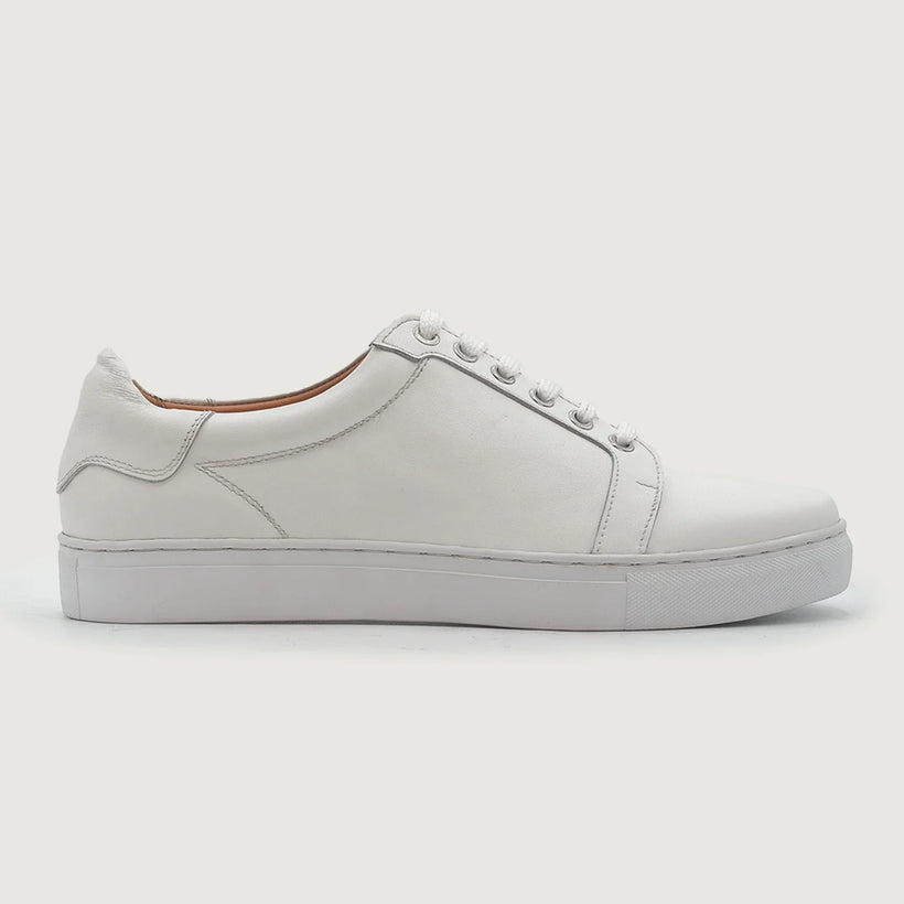 Carter Runn Bianco Leather Sneakers da Uomo