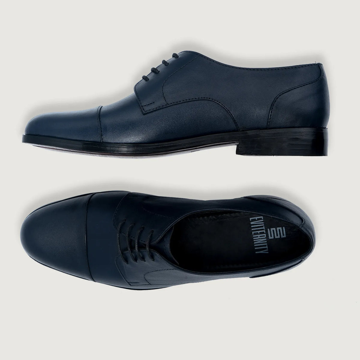 Attorney Derby Midnight Blu Scarpe in pelle da Uomo For Men - Contrafforte tallone rinforzato & doppie cuciture di precisione