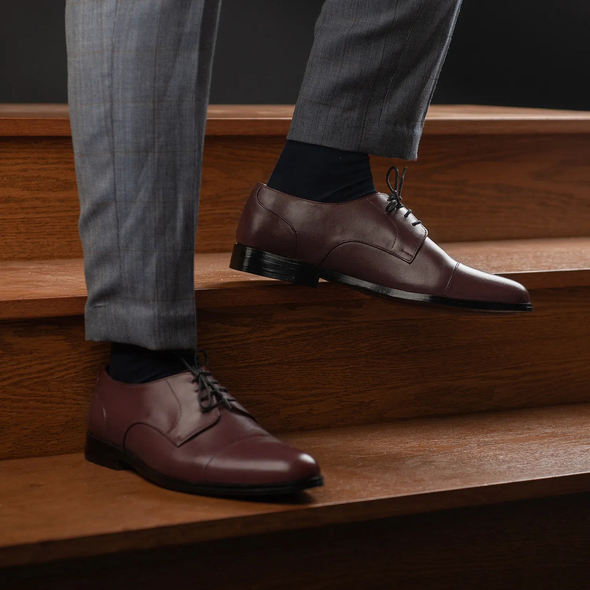 Orlaven Attorney Derby Marrone Rossiccio Scarpe in pelle da Uomo footwear image 9