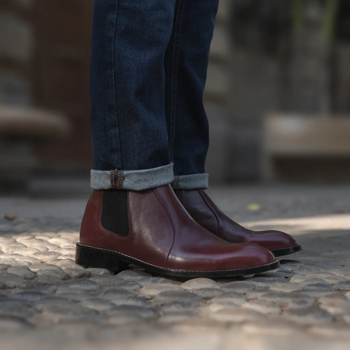 Orlaven Clarkson Chelsea Marrone Rossiccio Stivali in pelle da Uomo footwear image 9