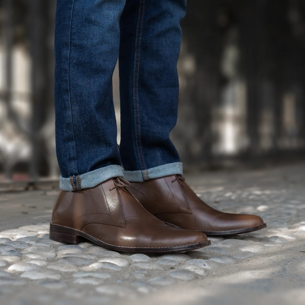 Orlaven Corry Chukka Marrone Stivali in pelle da Uomo footwear image 9
