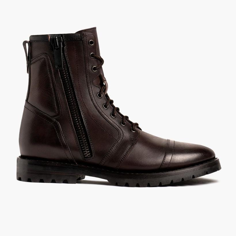 Casa Moto Old English Leather Boots da Uomo