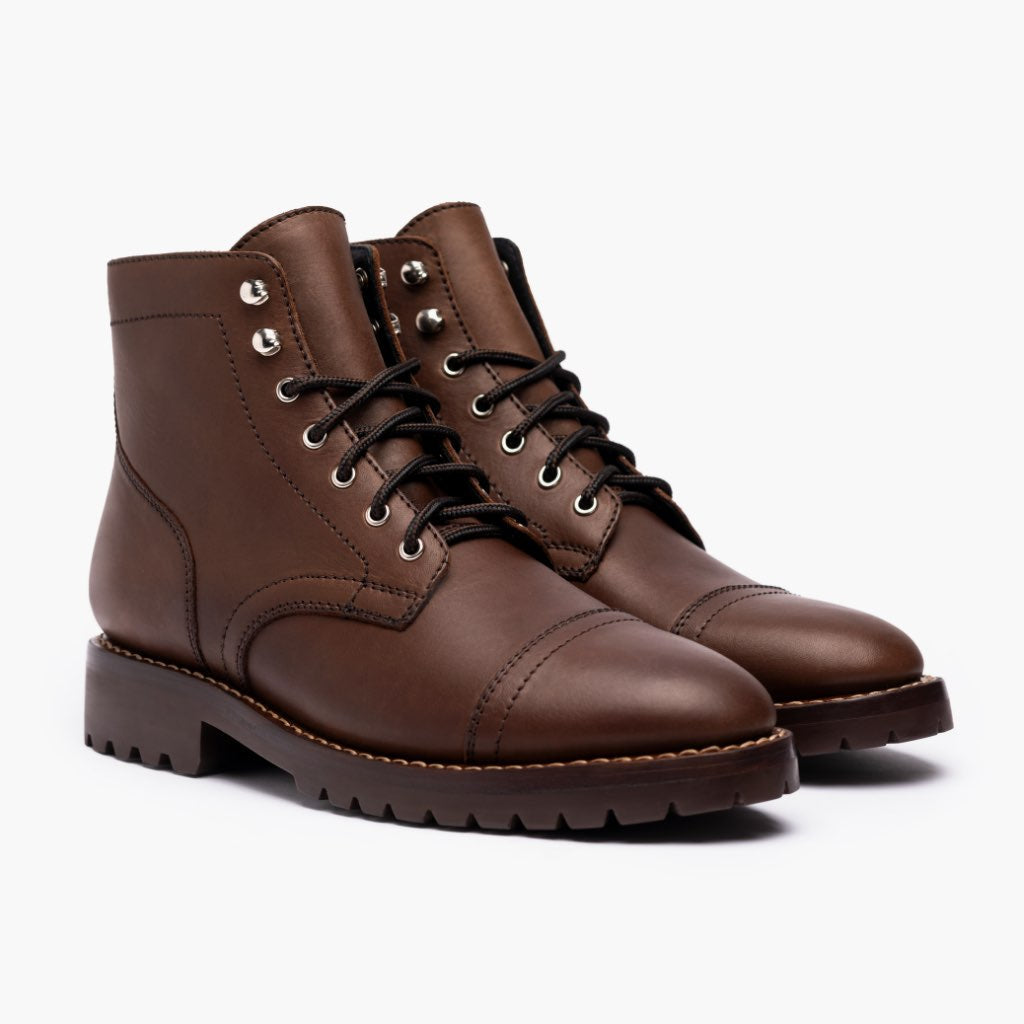 Captain StormKing® Whisky Stivali in pelle da Uomo in Classic Full-Grain Leather - Vista laterale | Acquista online