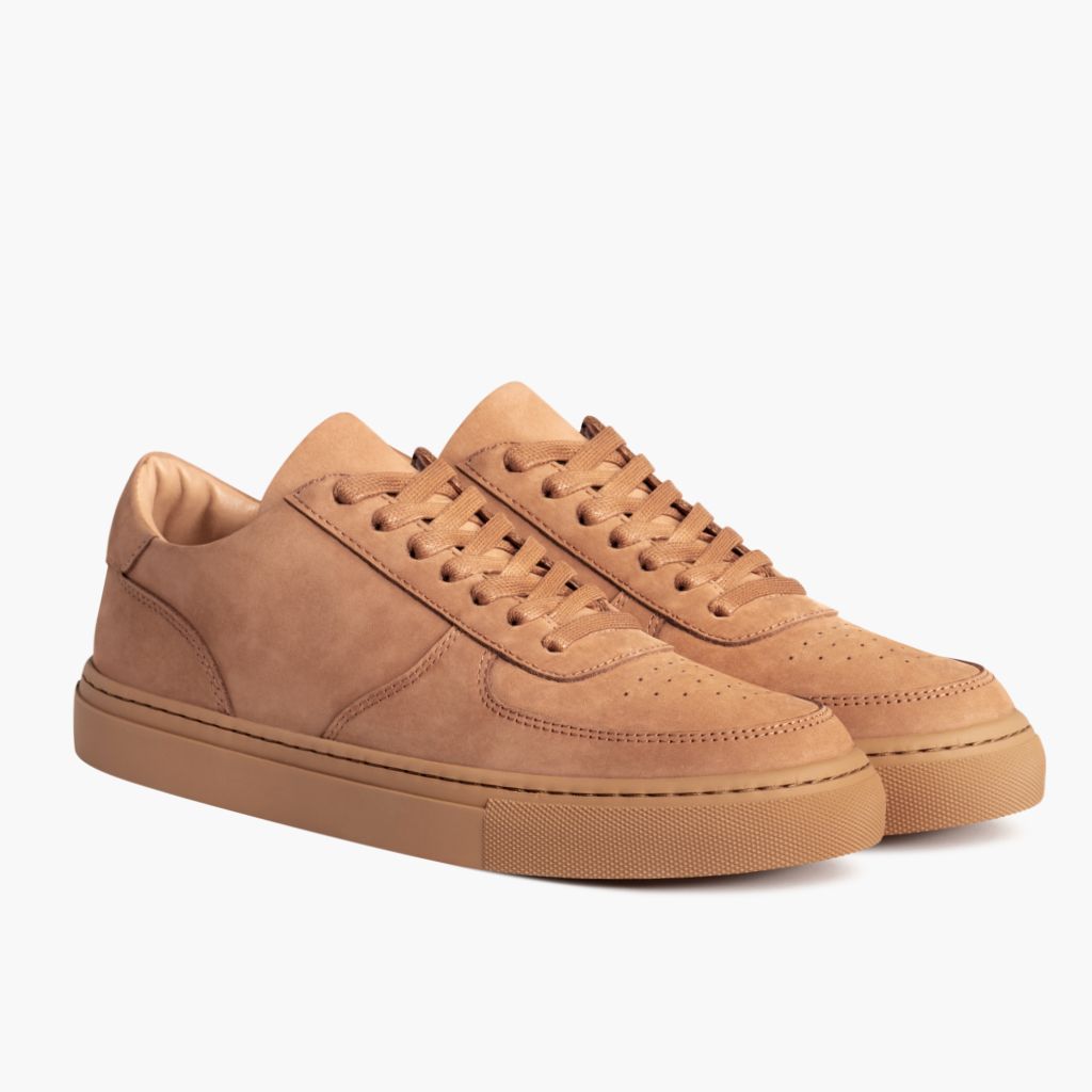 Court Clay Sneakers in pelle da Uomo in Classic Full-Grain Leather - Vista laterale | Acquista online
