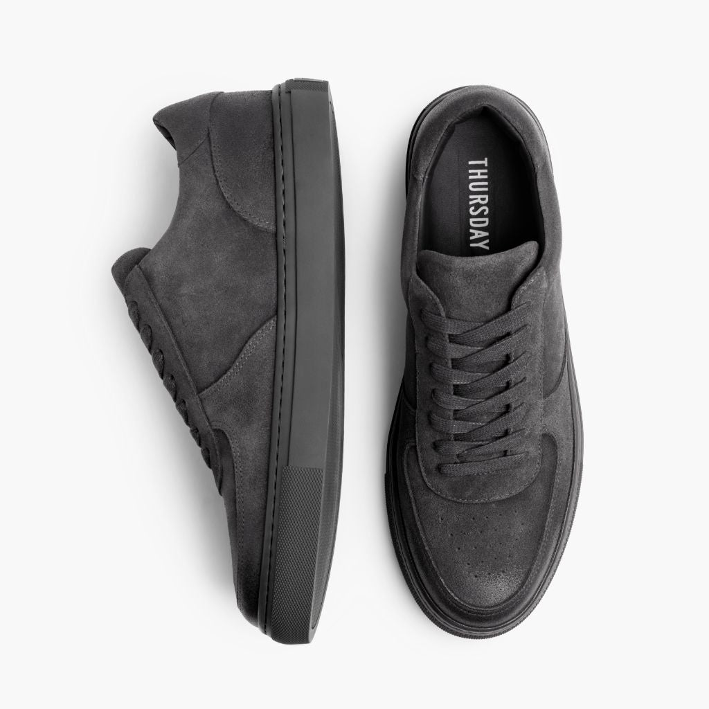 Court Smoke Sneakers in pelle da Uomo - Contrafforte tallone rinforzato & doppie cuciture di precisione