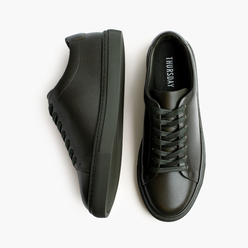 Encore Forest Sneakers in pelle da Uomo - Contrafforte tallone rinforzato & doppie cuciture di precisione