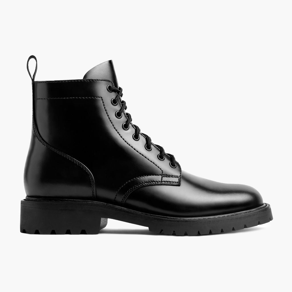 Black Full-Grain leather Boots - Costruzione Goodyear a guardolo & dettaglio puntale