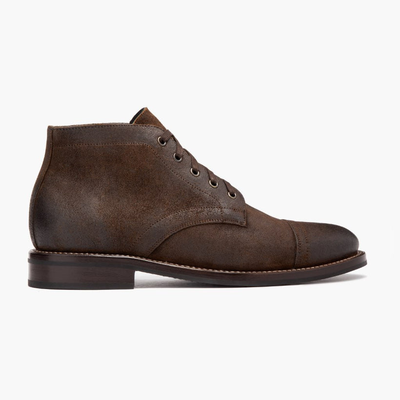 Cadet Mocha Leather Boots da Uomo