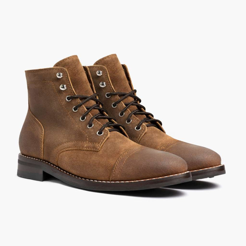 Captain Safari Leather Boots da Uomo