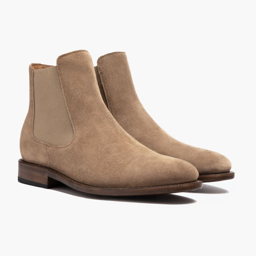 Cavalier Sandstone Leather Boots da Uomo