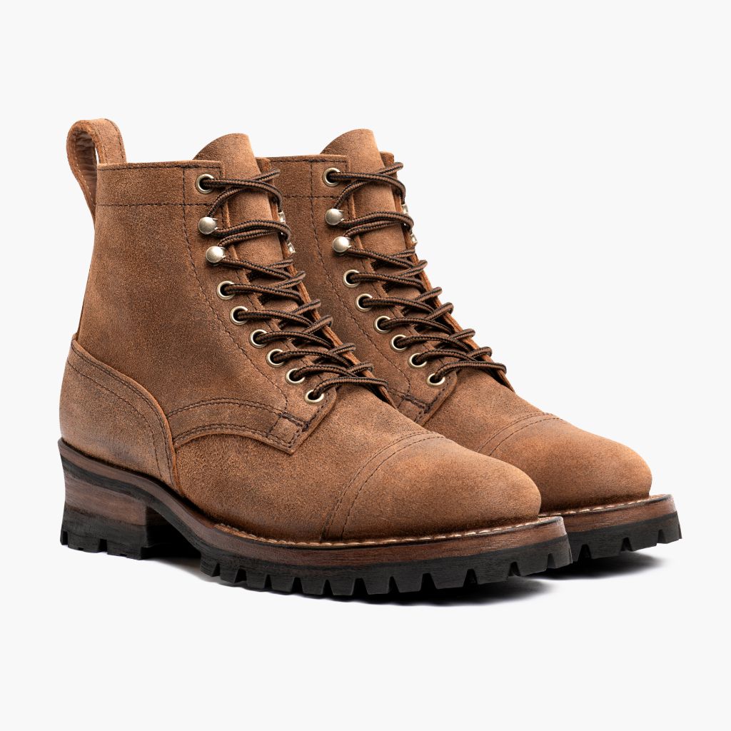Challenger Badland Stivali in pelle da Uomo in Classic Full-Grain Leather - Vista laterale | Acquista online