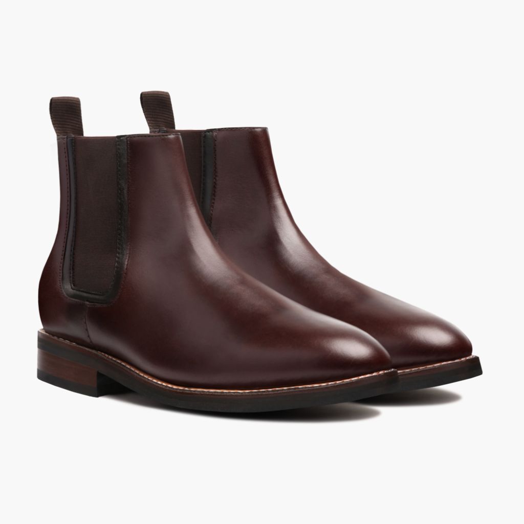Duke Marrone Stivali in pelle da Uomo in Brown Full-Grain Leather - Vista laterale | Acquista online