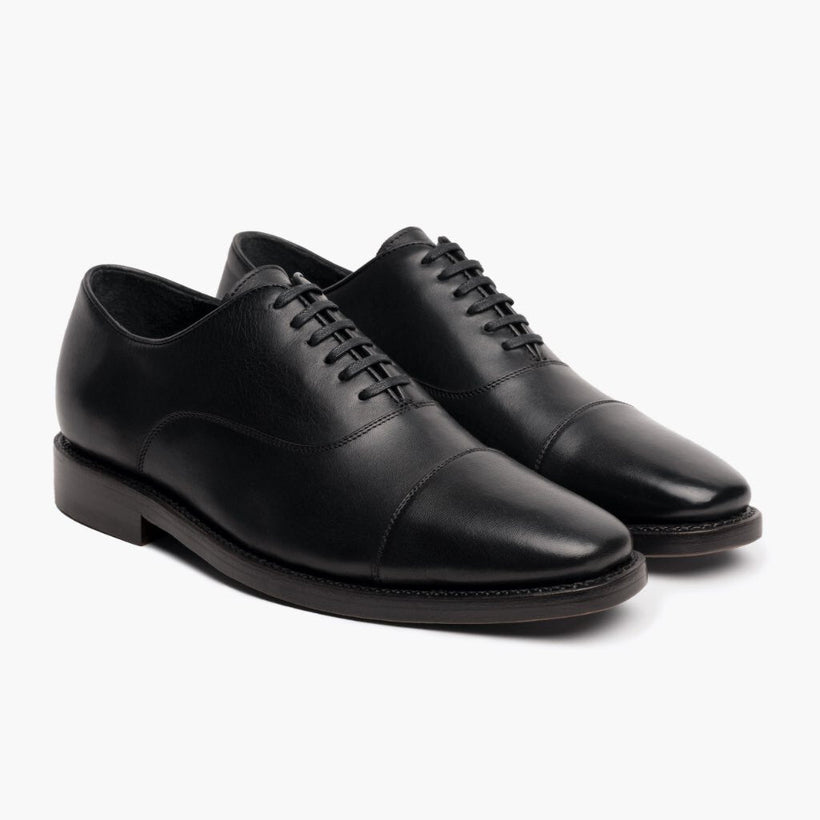 Executive Nero Leather Sneakers da Uomo