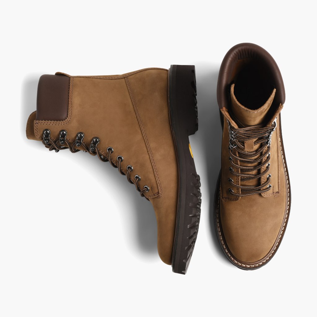 Explorer Cedar Stivali in pelle da Uomo - Contrafforte tallone rinforzato & doppie cuciture di precisione