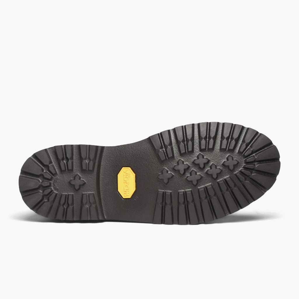 High-Traction Rubber Outsole & Lug Tread Pattern on Explorer Cedar Stivali in pelle da Uomo