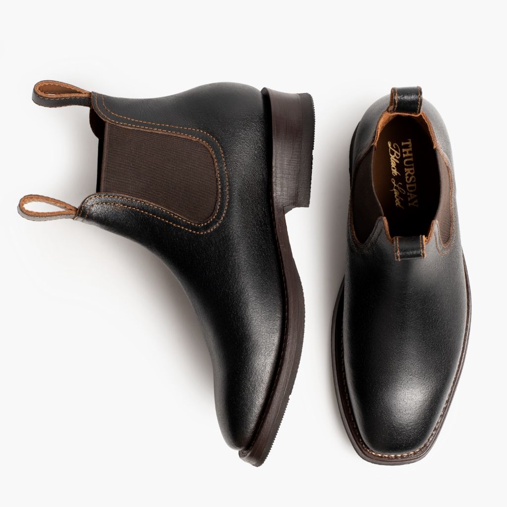 Journeyman Cacao Stivali in pelle da Uomo - Contrafforte tallone rinforzato & doppie cuciture di precisione