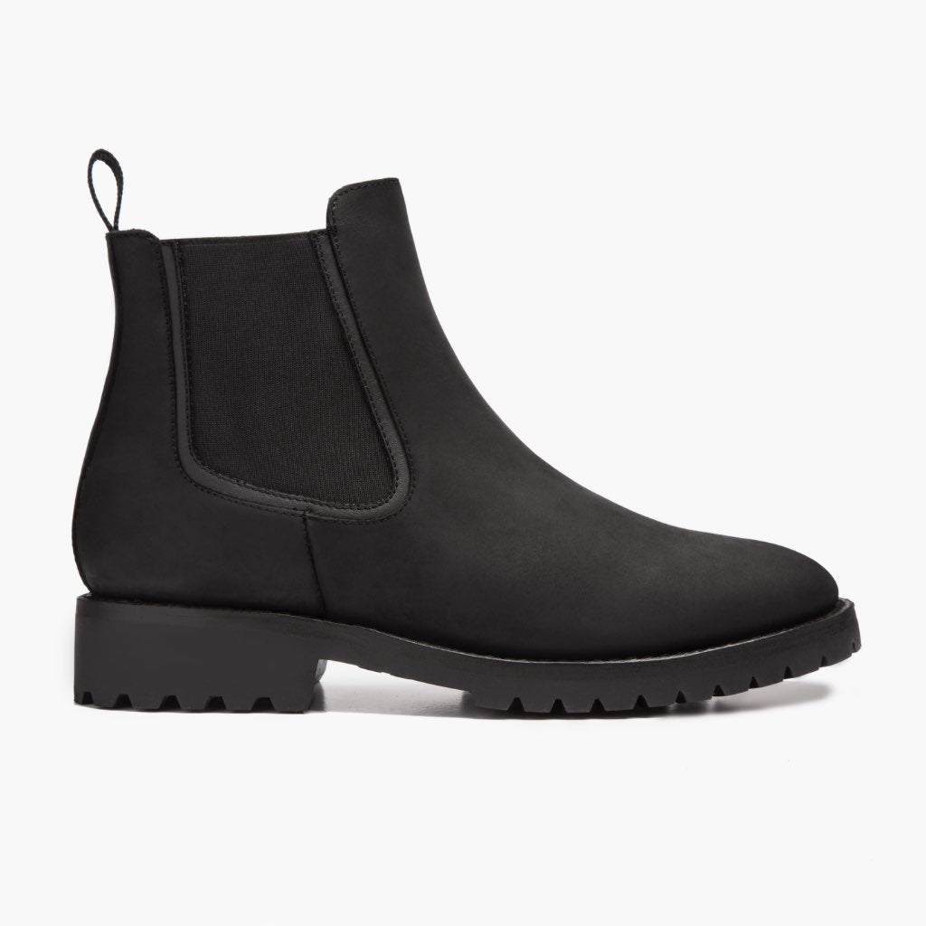 Black Full-Grain leather Boots - Costruzione Goodyear a guardolo & dettaglio puntale