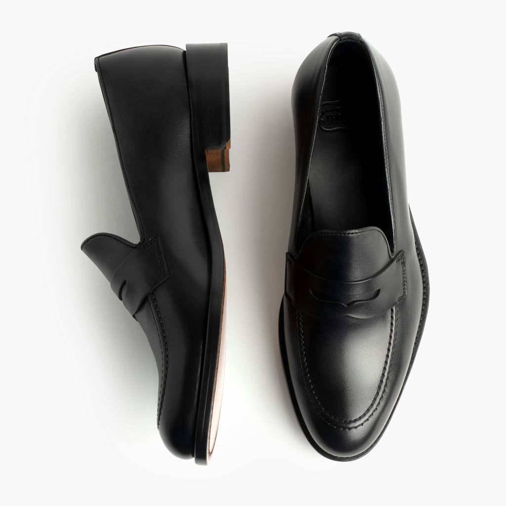 Lincoln Nero Sneakers in pelle da Uomo - Contrafforte tallone rinforzato & doppie cuciture di precisione