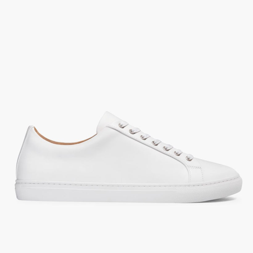 Premier Low Top Bianco Leather Sneakers da Uomo