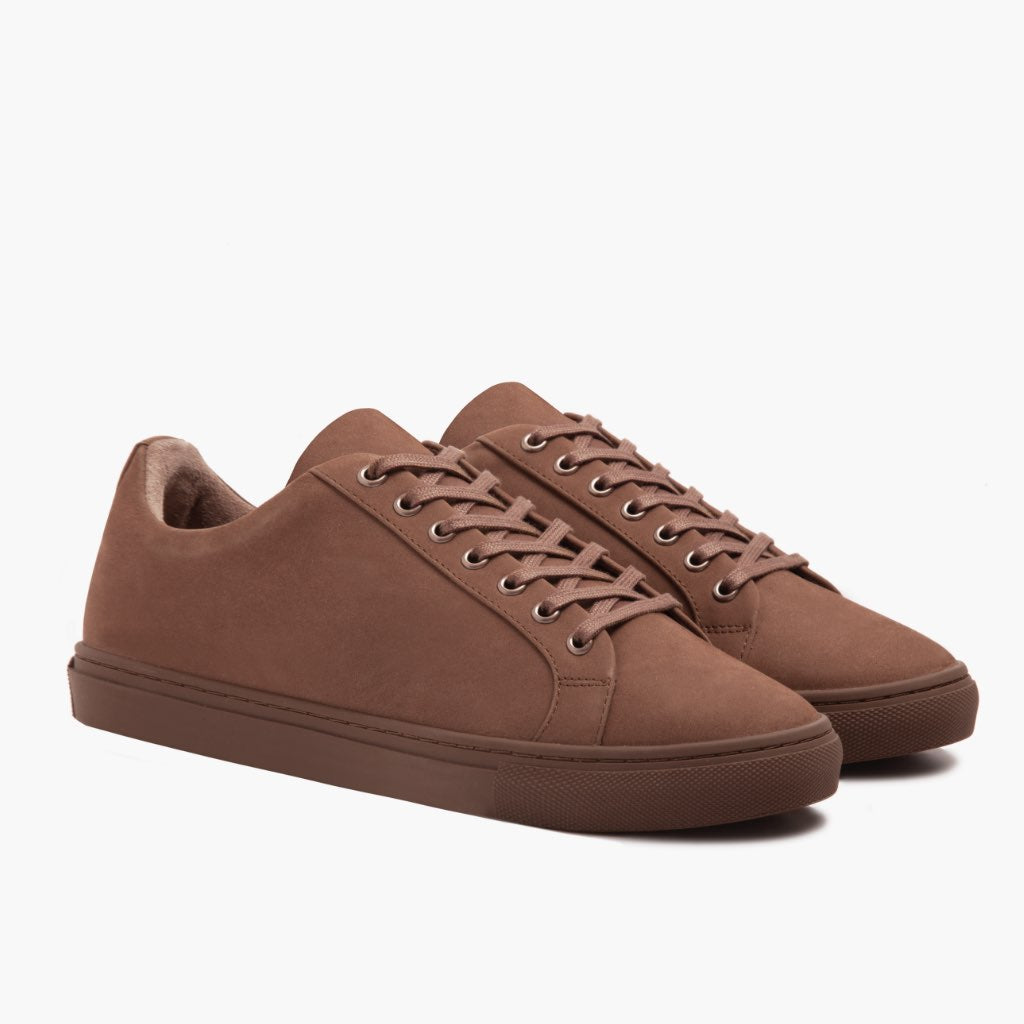 Premier Low Top Pebble Sneakers in pelle da Uomo For Men in Classic Full-Grain Leather - Vista laterale | Acquista online