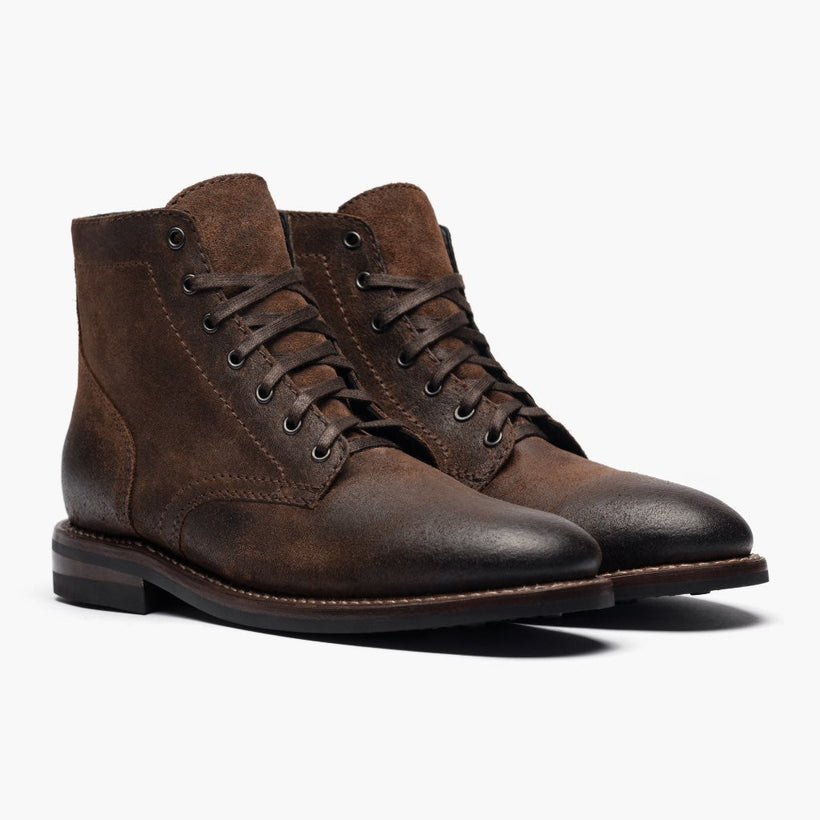 President Mocha Leather Boots da Uomo