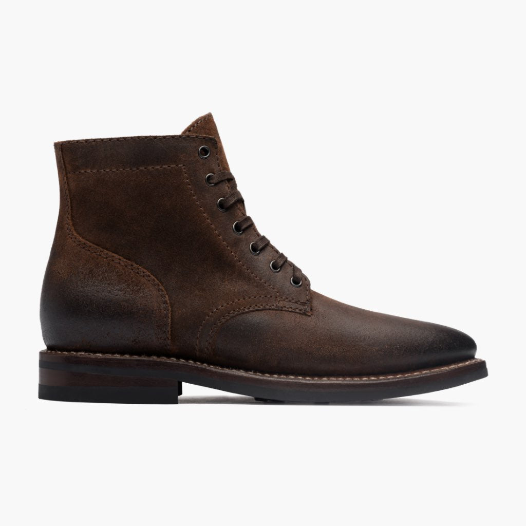 Mocha Full-Grain leather Boots - Costruzione Goodyear a guardolo & dettaglio puntale