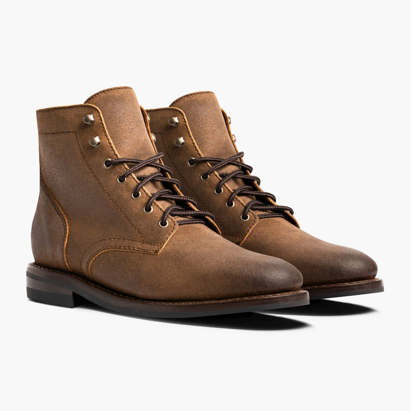 President Safari Leather Boots da Uomo
