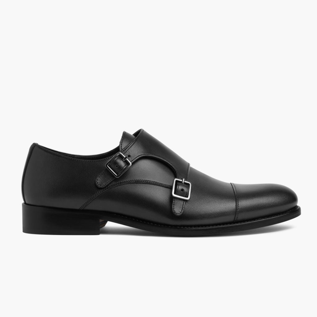 Black Full-Grain leather Loafers - Costruzione Goodyear a guardolo & dettaglio puntale