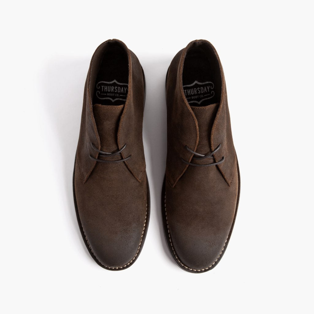 Scout Moka Stivali in pelle da Uomo For Men - Contrafforte tallone rinforzato & doppie cuciture di precisione