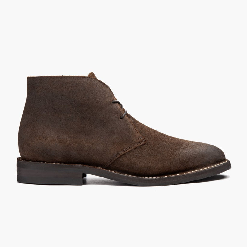 Scout Mocha Leather Boots da Uomo
