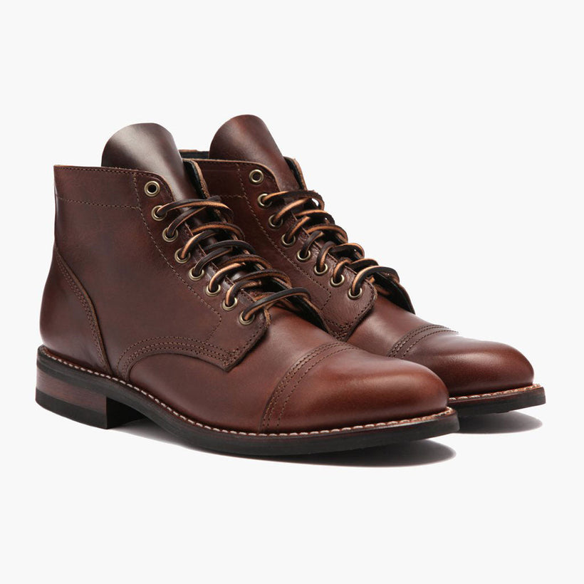 Vanguard French Roast Leather Boots da Uomo