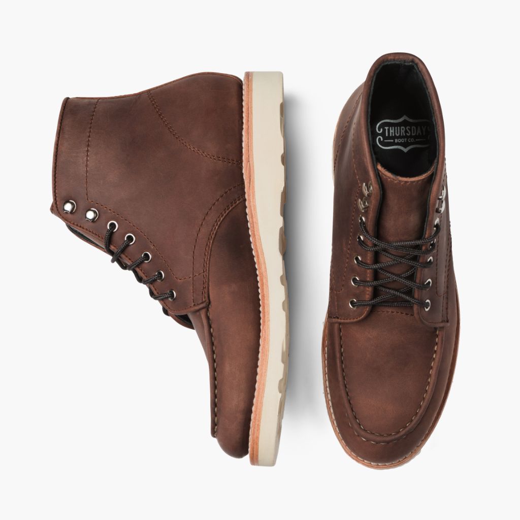 High-Traction Rubber Outsole & Lug Tread Pattern on Diplomat Adobe dell'Arizona Stivali in pelle da Uomo