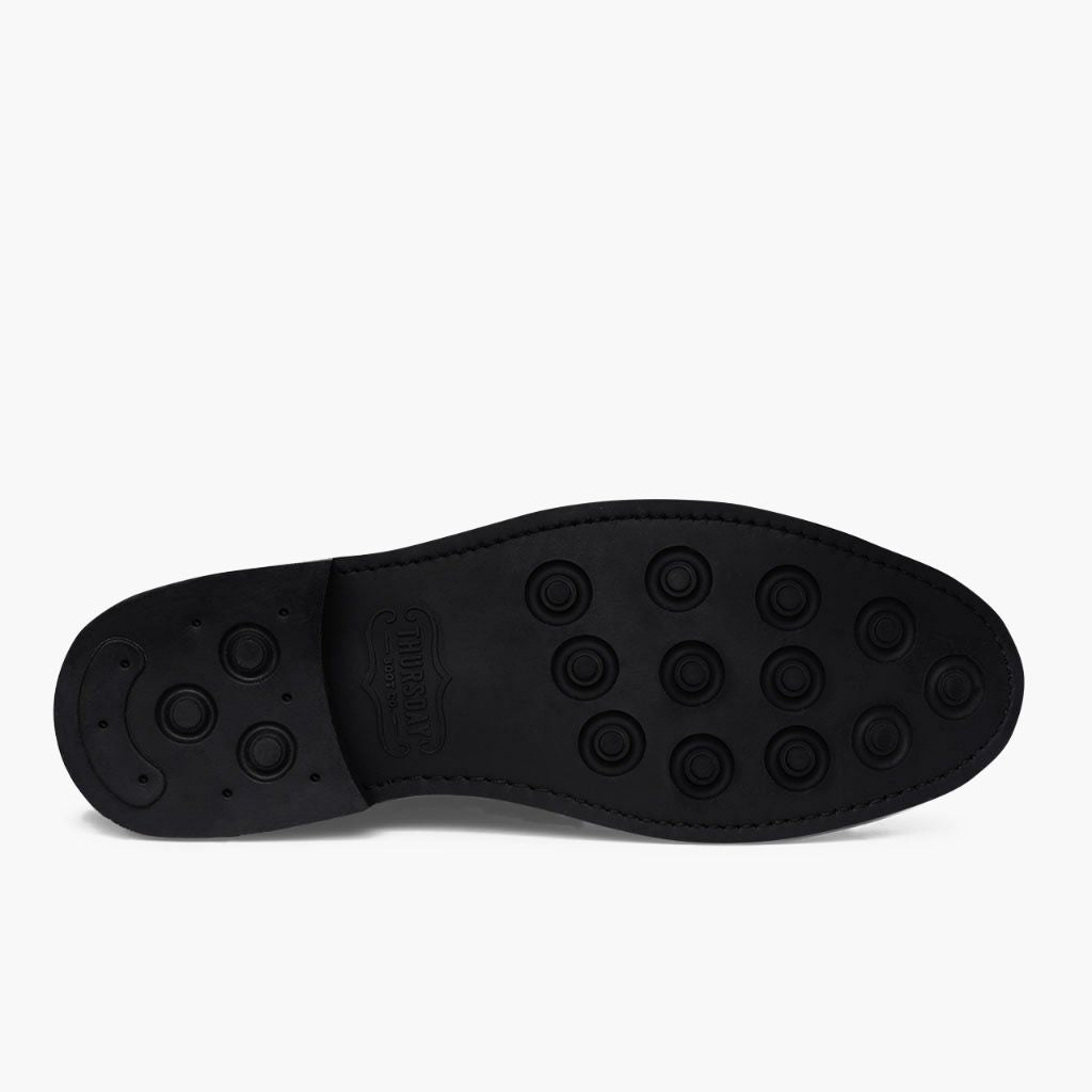High-Traction Rubber Outsole & Lug Tread Pattern on Captain Canyon Stivali in pelle da Uomo