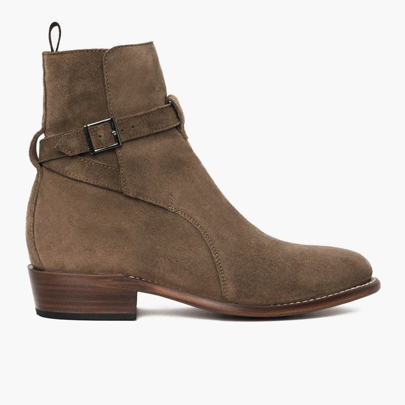 Rogue Taupe Leather Boots da Uomo