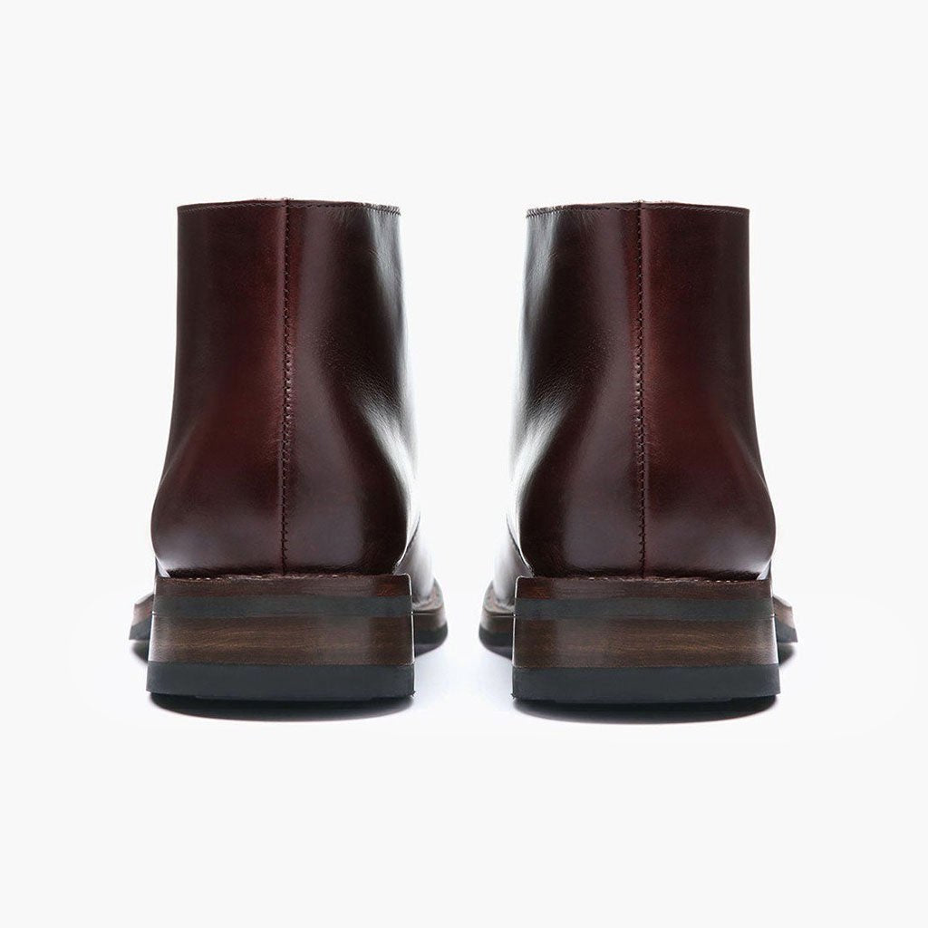 Scout Marrone Stivali in pelle da Uomo For Men - Contrafforte tallone rinforzato & doppie cuciture di precisione