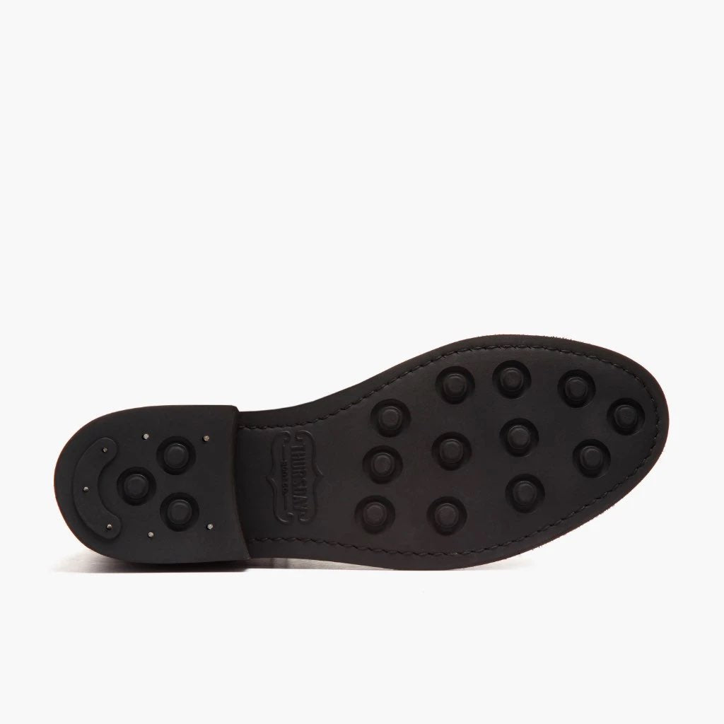 High-Traction Rubber Outsole & Lug Tread Pattern on Captain Caffè Nero Stivali in pelle da Donna