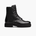 Combat Nero Stivali in pelle da Donna
