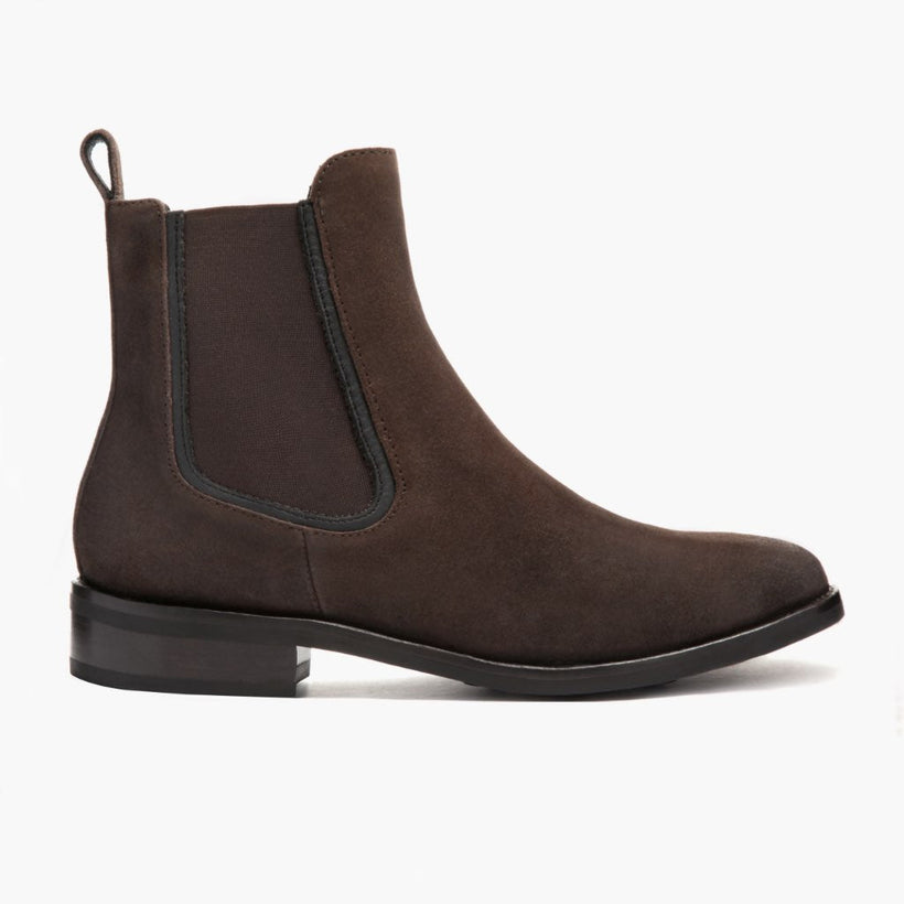 Duchess Marrone Scuro Suede Stivali in pelle da Donna