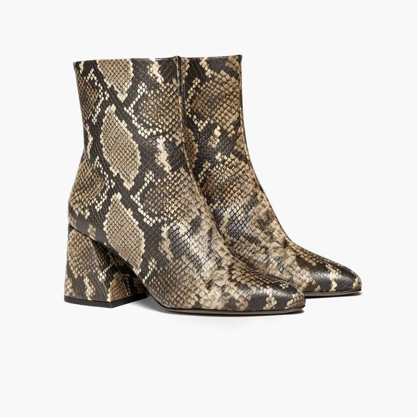 Heartbreaker Snake Print Stivali in pelle da Donna