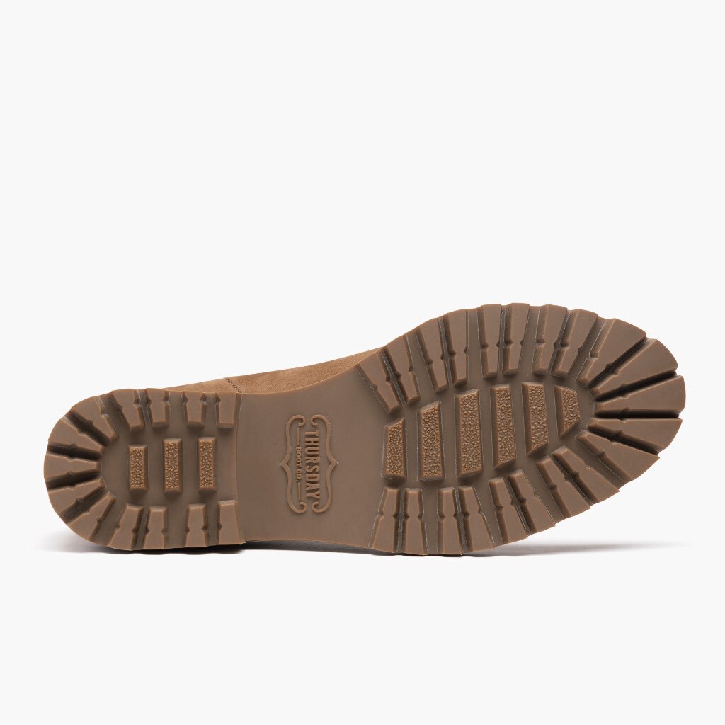 High-Traction Rubber Outsole & Lug Tread Pattern on Legend Pebble Stivali in pelle da Donna