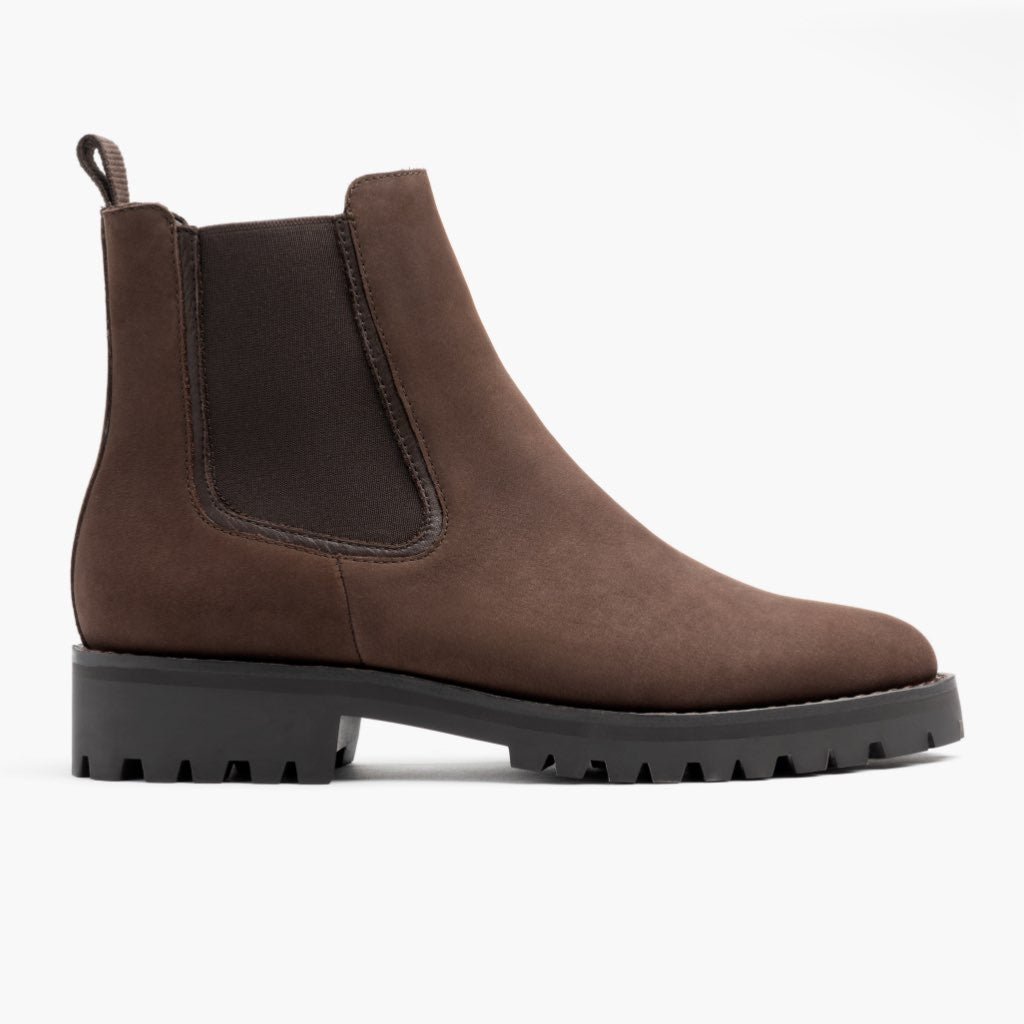 Legend Truffle Stivali in pelle da Donna in Classic Full-Grain Leather - Vista laterale | Acquista online