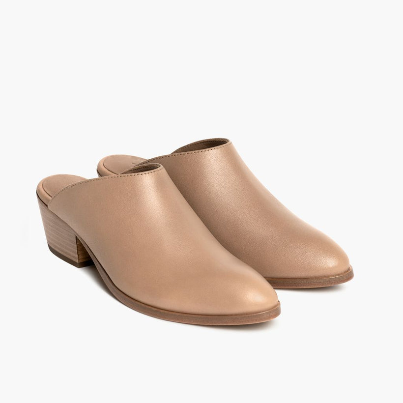 Breeze Milk Coffee Leather Boots da Donna