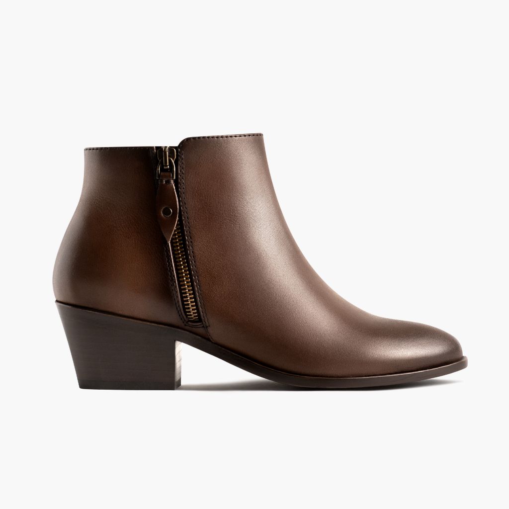 Downtown Amaretto Stivali in pelle da Donna - Contrafforte tallone rinforzato & doppie cuciture di precisione