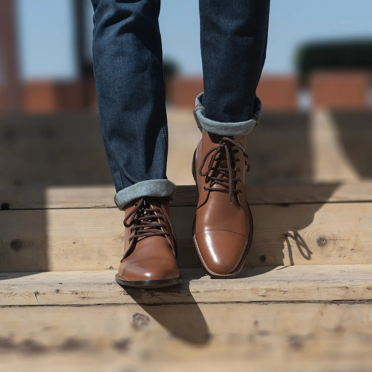Orlaven Knight Derby Cuoio Stivali in pelle da Uomo footwear image 10