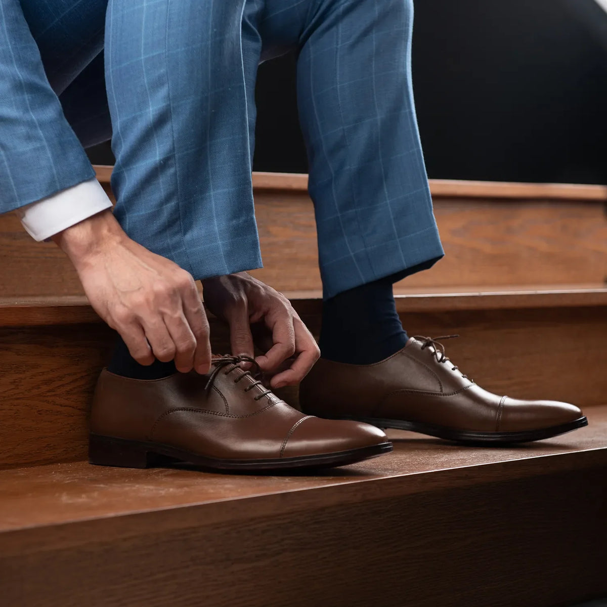 Orlaven Professor Oxford Marrone Scarpe in pelle da Uomo footwear image 10