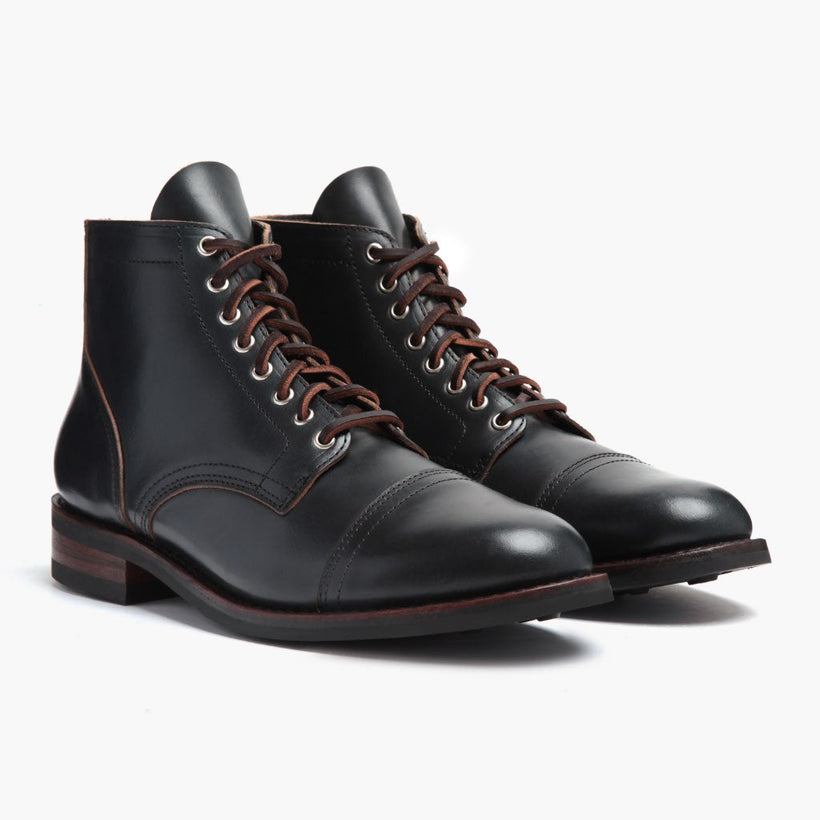 Vanguard Indigo Leather Boots da Uomo