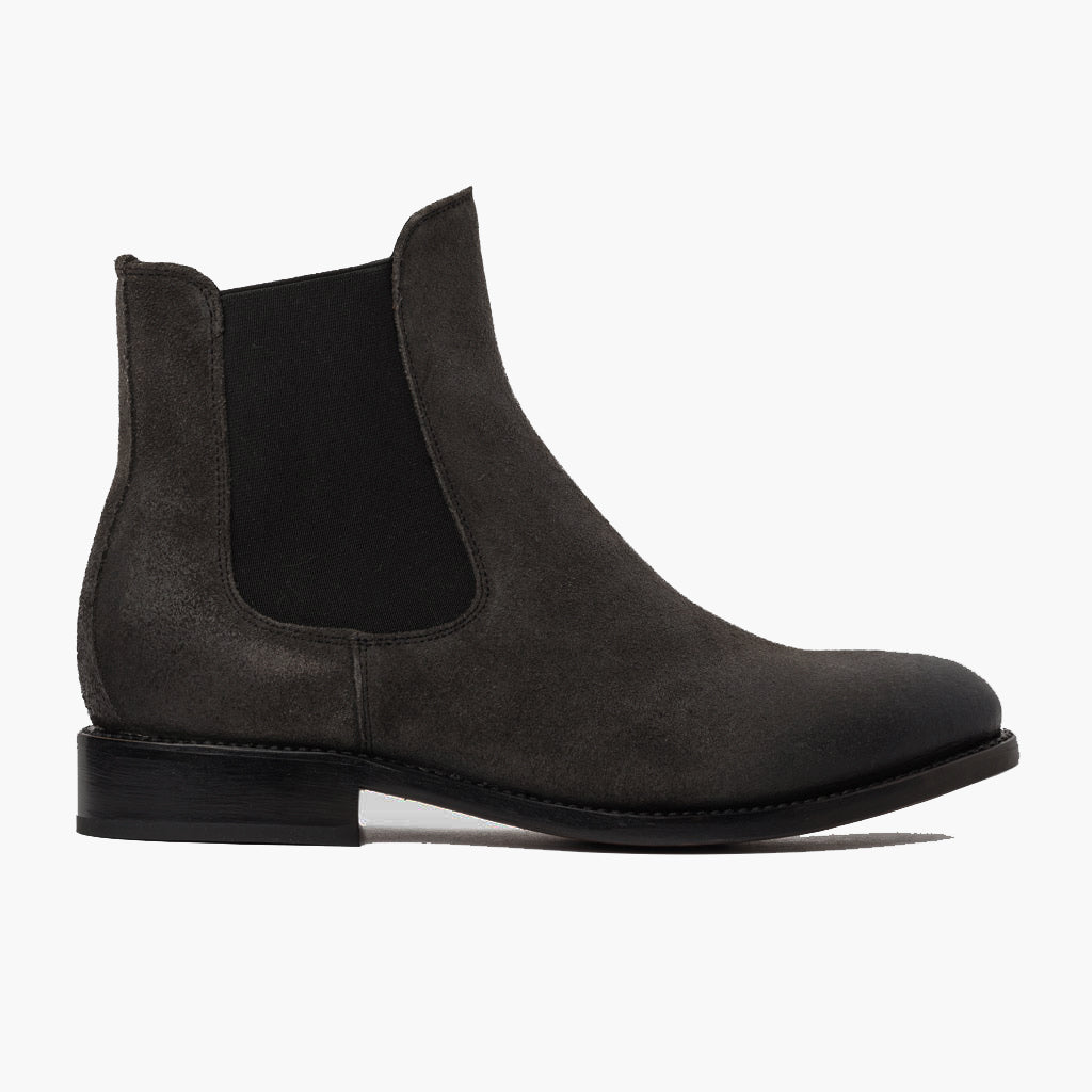 Grey Full-Grain leather Boots - Costruzione Goodyear a guardolo & dettaglio puntale